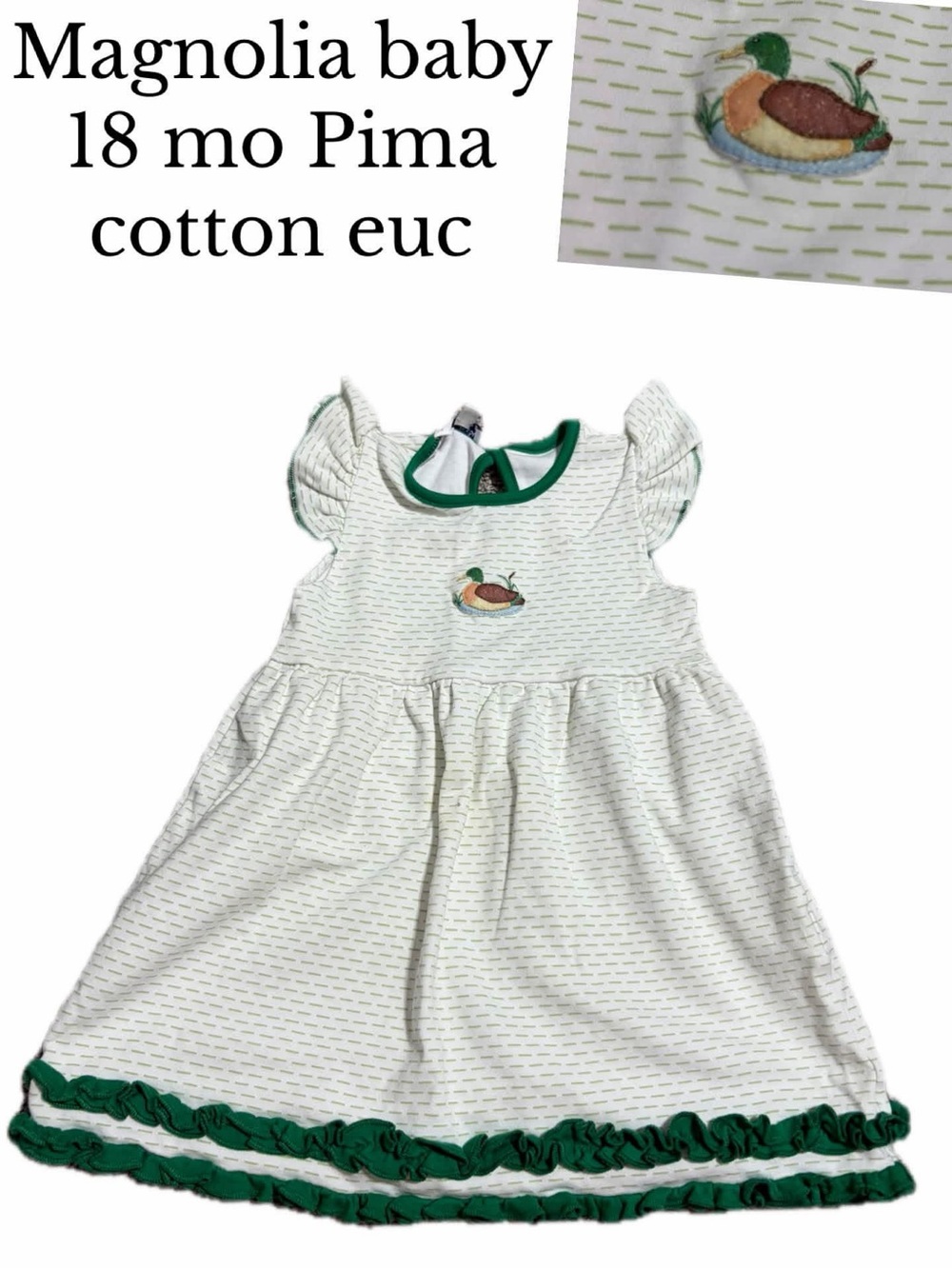 Magnolia baby mallard duck dress